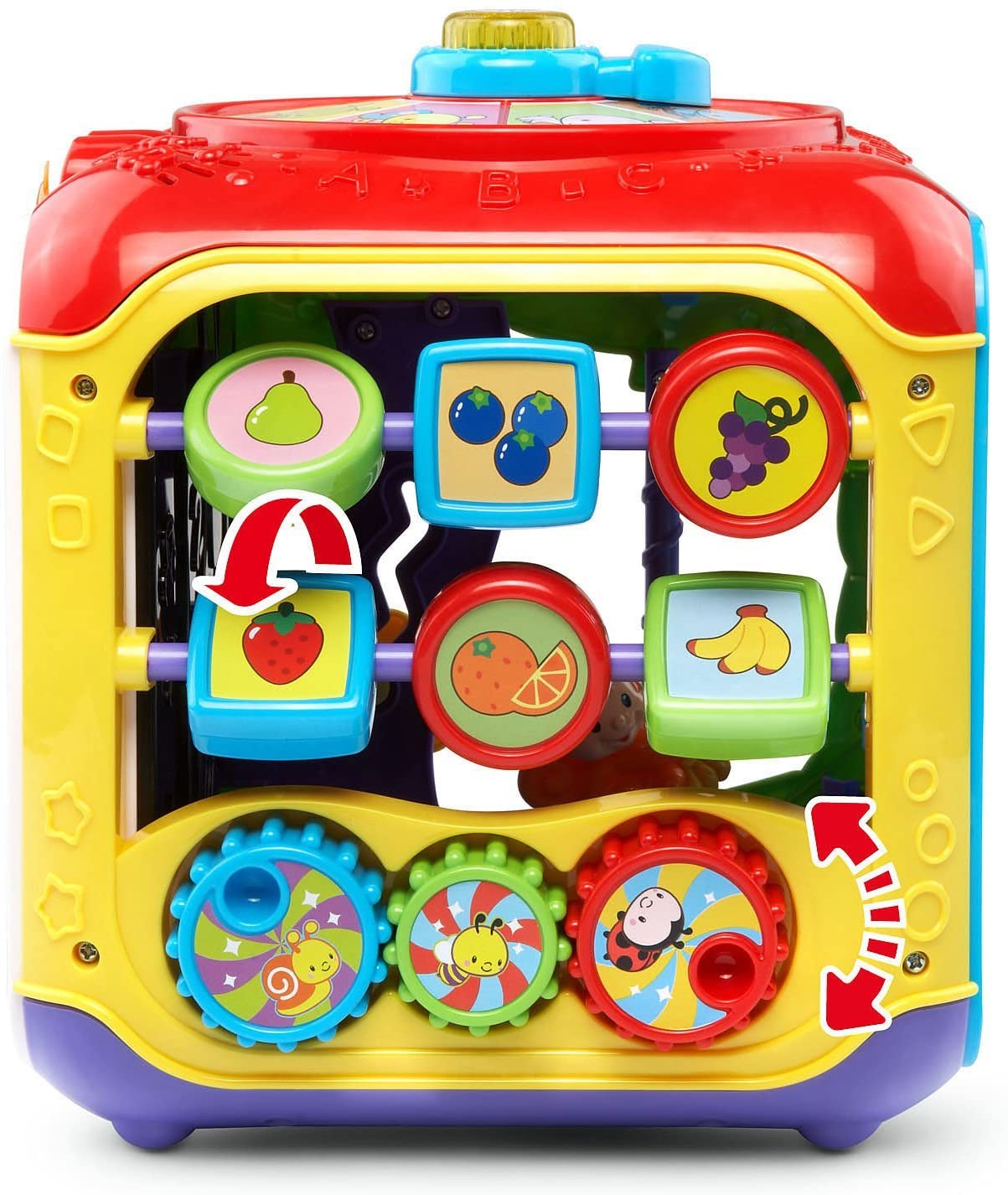 VTech Sort and Discover Activity Cube, Red