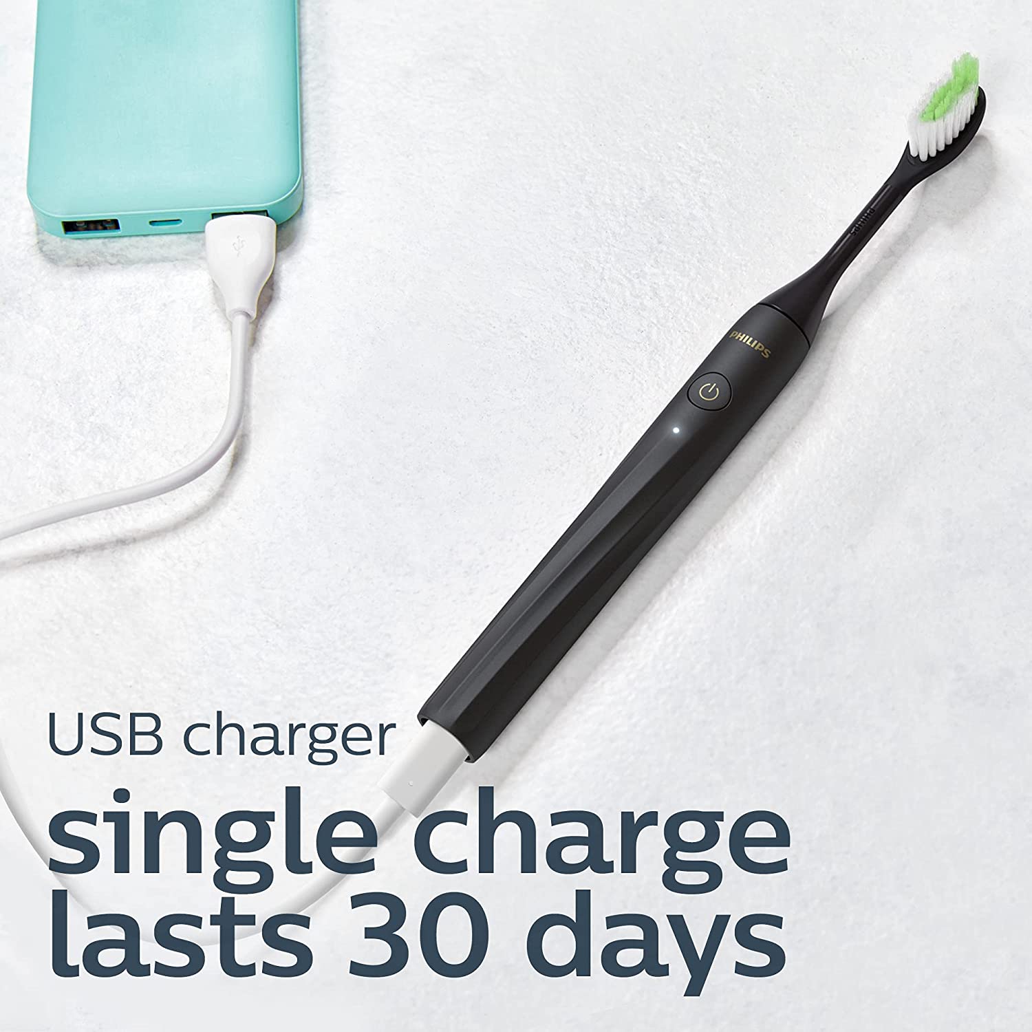Philips Sonicare Rechargeable Toothbrush, Shadow Black