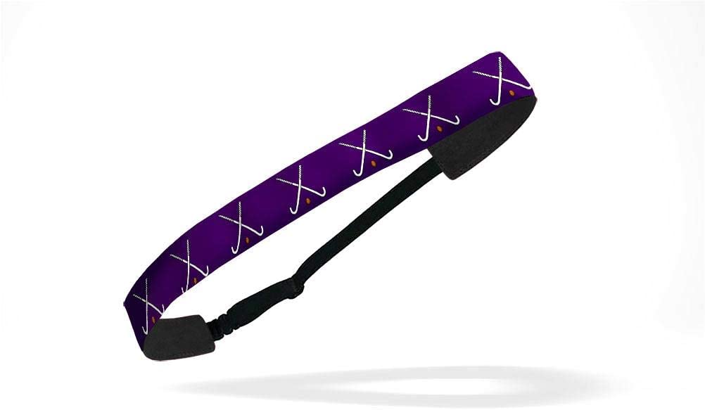 RAVEbandz! Women’s Adjustable Elastic Headbands (Field Hockey) - for Fashion or Workouts - Non Sli