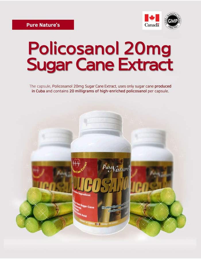 PNC Policosanol Cuban Active Ingredient Healthy Cholesterol Metabolism and Support Cardiovascular He