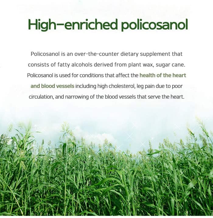 PNC Policosanol Cuban Active Ingredient Healthy Cholesterol Metabolism and Support Cardiovascular He