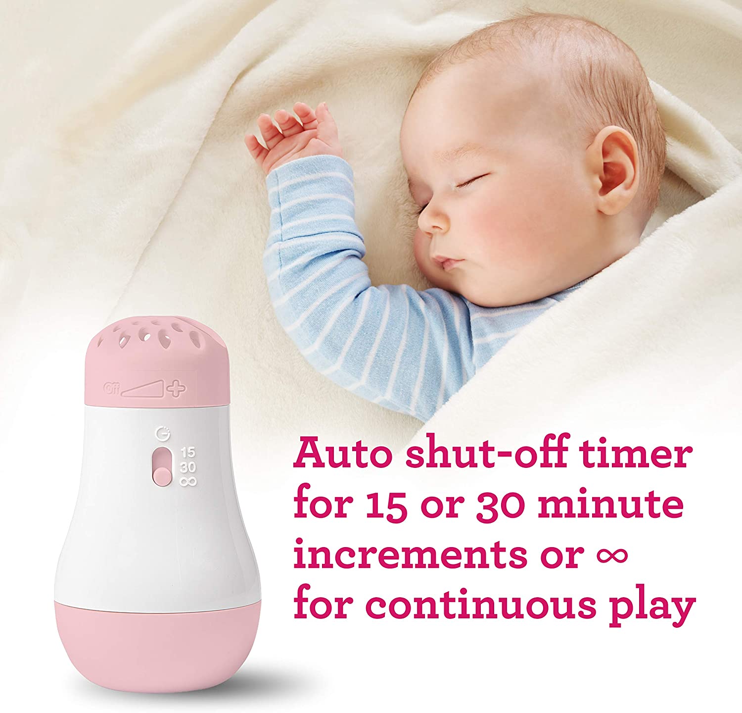 Baby Husher Baby Sound Machine - from Project Nursery – Mother’s Soothing “Shhh” Sleep Mirac