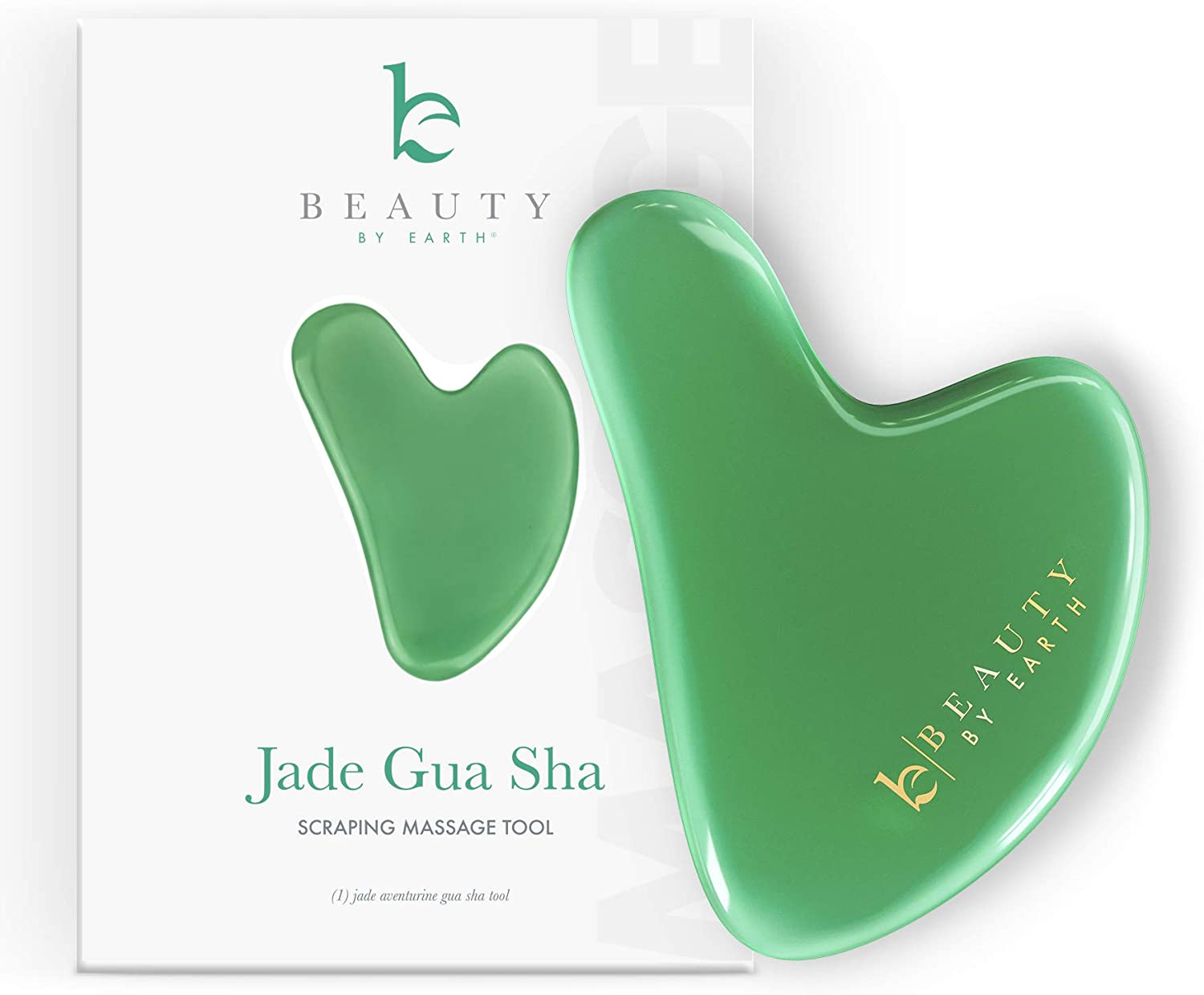 Jade Gua Sha Stone - Face Sculpting Tool, Guasha Tool for Face, Gua Sha Facial Tools for Face Massag