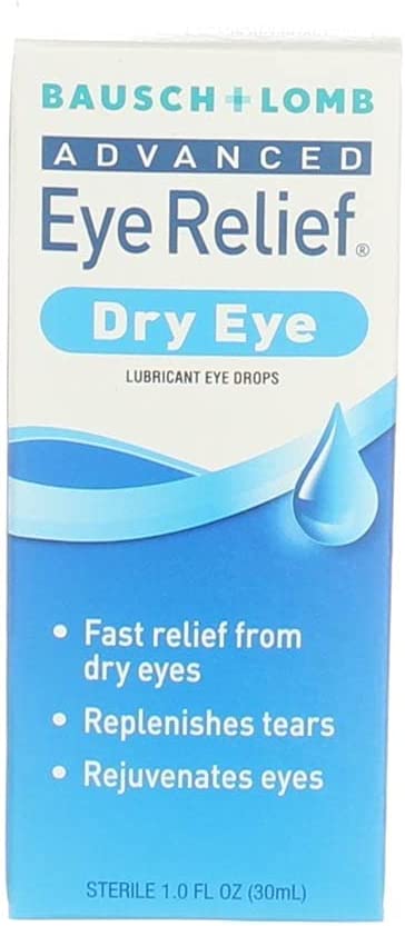 Bausch & Lomb Advanced Eye Relief Dry Eye Lubricant Eye Drops 1oz ( Packs of 2)