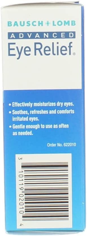 Bausch & Lomb Advanced Eye Relief Dry Eye Lubricant Eye Drops 1oz ( Packs of 2)