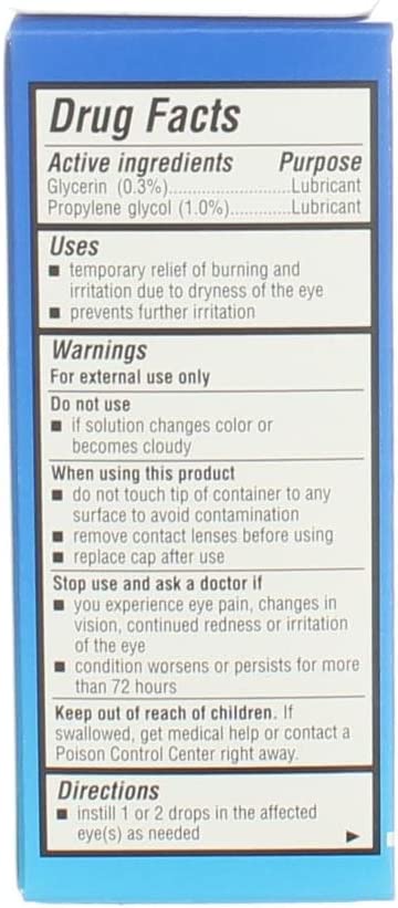 Bausch & Lomb Advanced Eye Relief Dry Eye Lubricant Eye Drops 1oz ( Packs of 2)