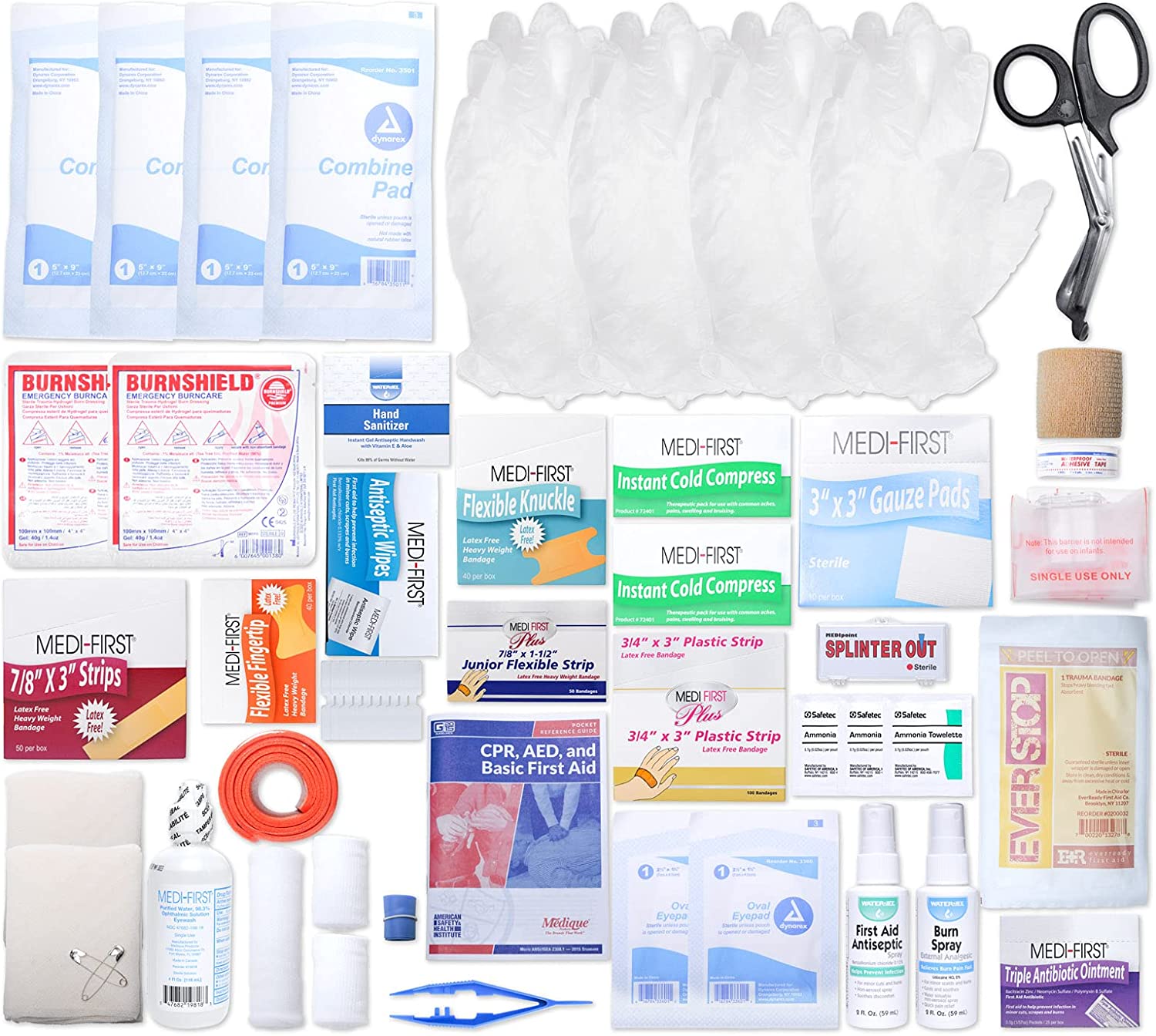 OSHA Approved First Aid Kit Complete 3 Shelf Size