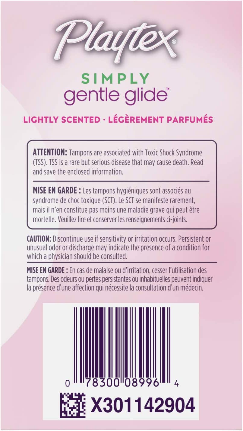 Playtex Gentle Glide Tampons RegularSuper Absorbency Fresh Scent, 36 Count