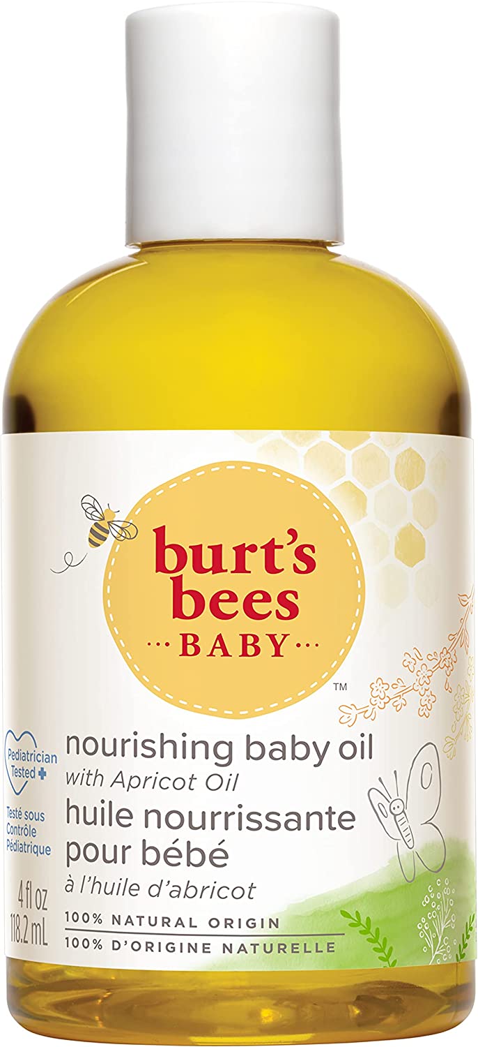 Burt's Bees Baby Oil, One 4oz Bottle