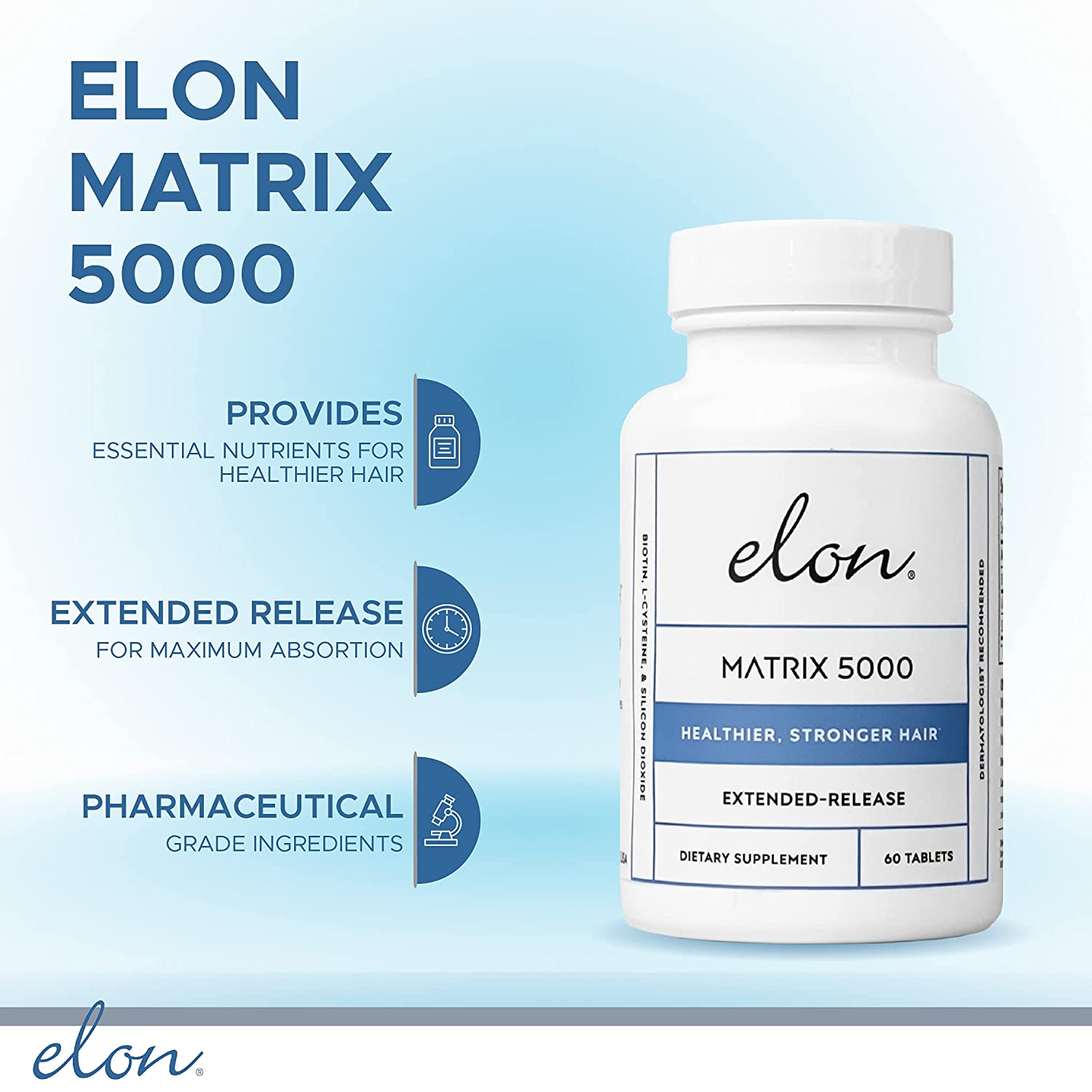 Elon Complete Hair Care Kit for Early Hair Loss – Scalp Cleaner & Leave-In Treatment + Matrix 5000