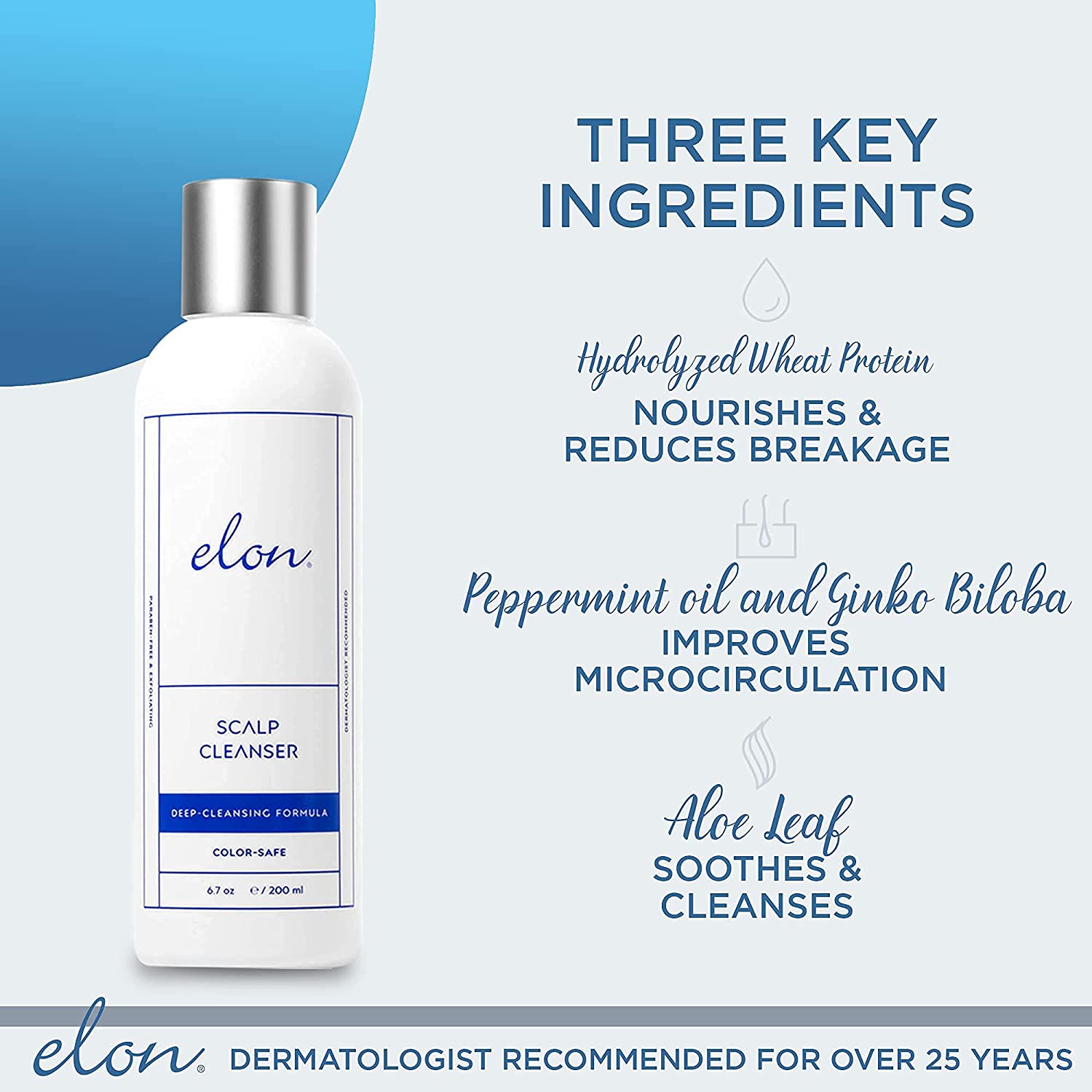 Elon Complete Hair Care Kit for Early Hair Loss – Scalp Cleaner & Leave-In Treatment + Matrix 5000