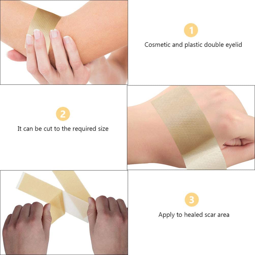 Healifty Silicone Scar Sheets Soften and Flattens Scars Resulting Medical Silicone Scar Removal Resu