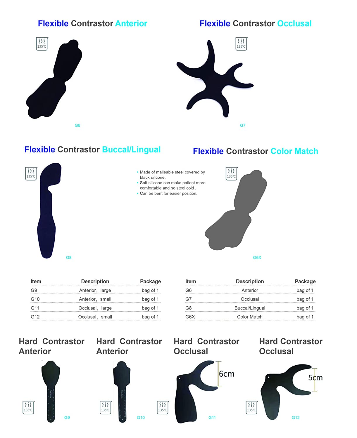 SDent 1 PC/Bag Dental Photograhic Mirror Stainless Steel Occlusal 72mm85mm85mm46mm