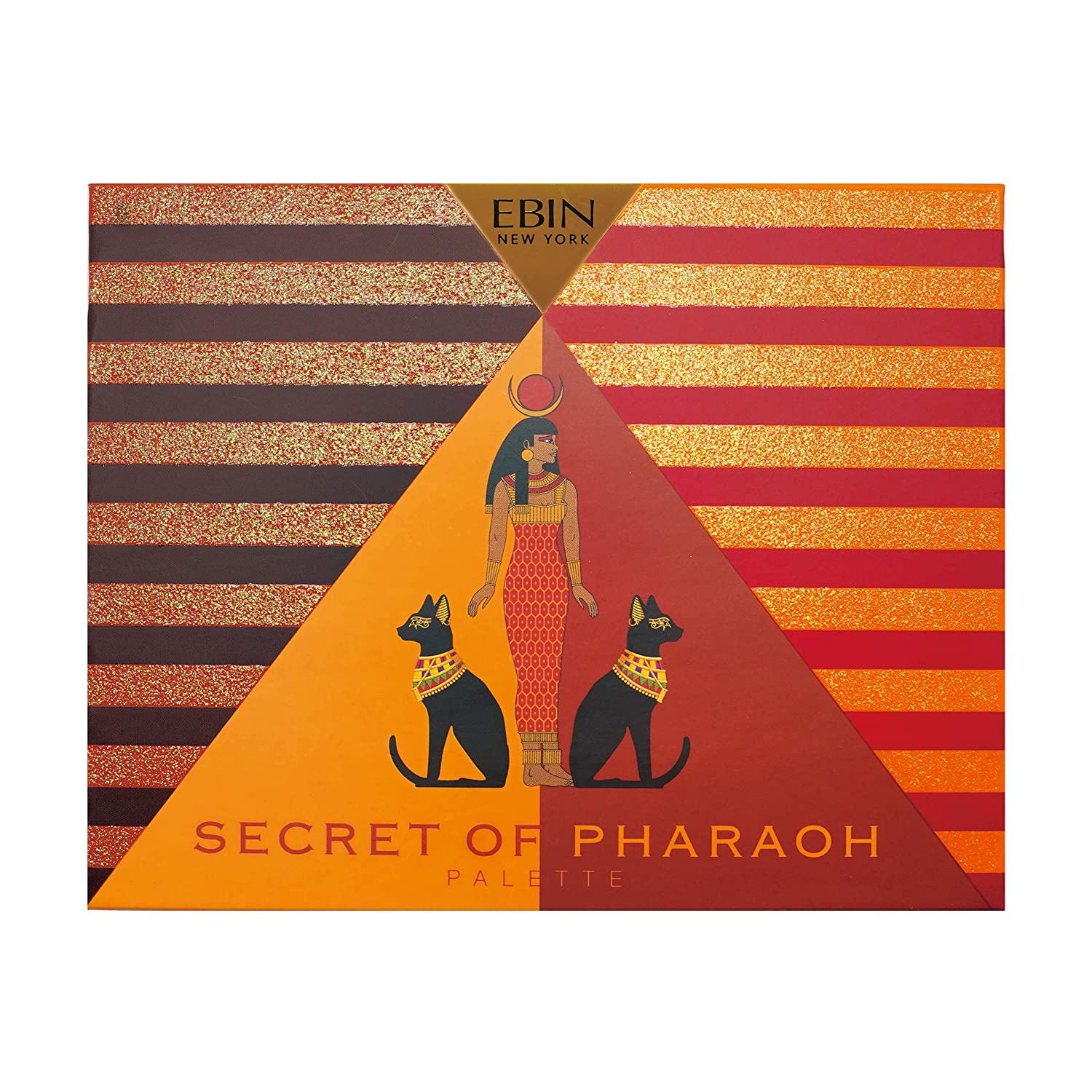 EBIN NEW YORK Egyptian Sunset - Secret of Pharaoh Eyeshadow Palette, Highly Pigmented and Blendable,
