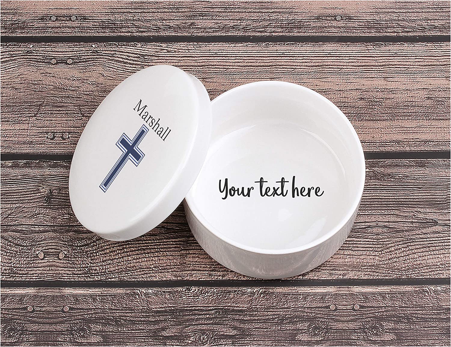 Full Custom Keepsake for Baptism Personalized First Communion Unique Baptism Keepsake Ceramic Jewelr