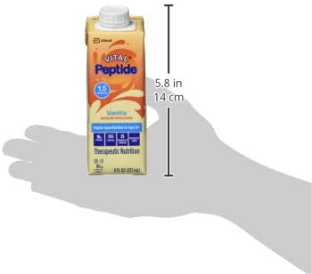 PediaSure Peptide 1.5 Cal, 24 Count, Complete, Balanced Nutrition for Kids with GI Conditions, Pepti