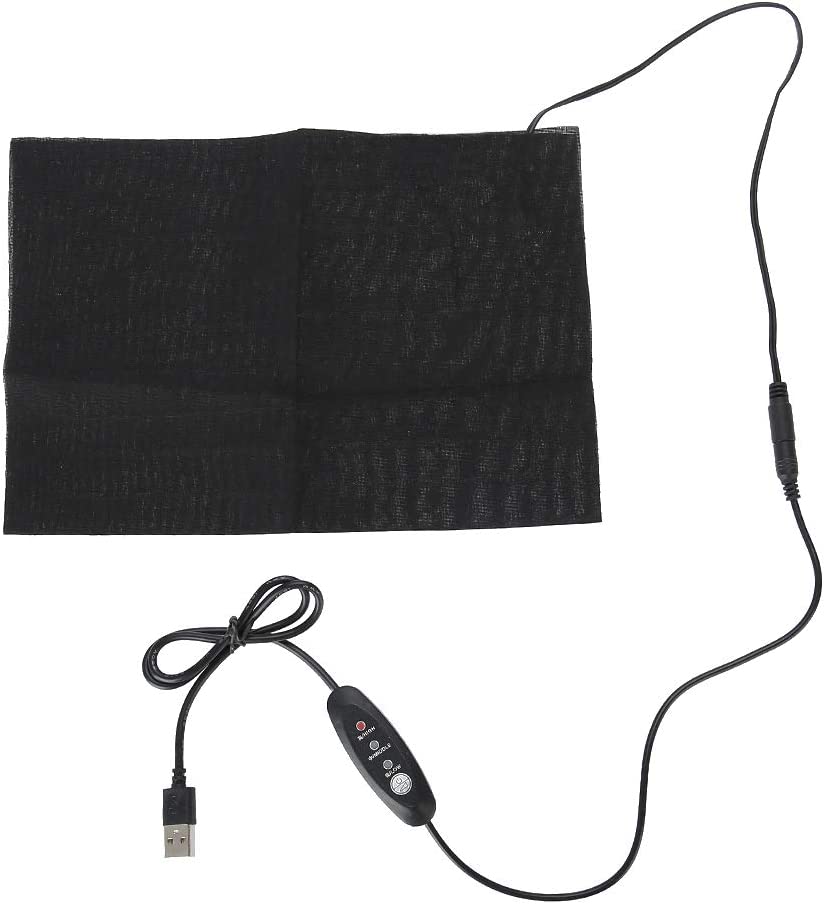 Electric USB Charging Cloth Heater Heating Pad Waist Belly Warming Mat for Fast Pain Relief