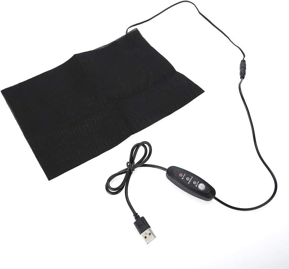 Electric USB Charging Cloth Heater Heating Pad Waist Belly Warming Mat for Fast Pain Relief