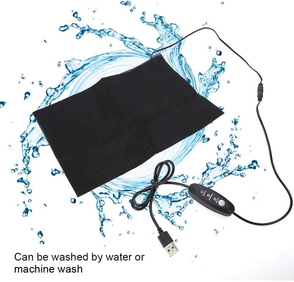 Electric USB Charging Cloth Heater Heating Pad Waist Belly Warming Mat for Fast Pain Relief