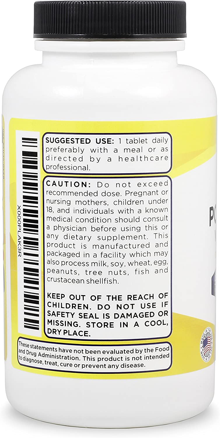 Potassium Gluconate with Iodine Kelp - 250 Tablets - 99mg per Tablet with 150mcg of Iodine - Leg & M