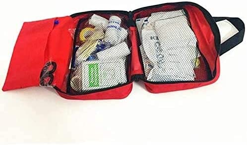 Portable Compact Medical Supplies First Aid Kit for Car, Home,Office, Outdoor Traveling, Camping Fir