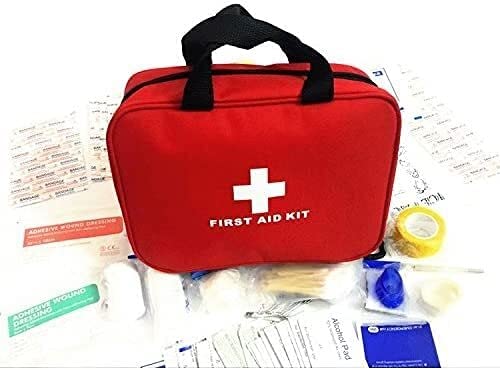 Portable Compact Medical Supplies First Aid Kit for Car, Home,Office, Outdoor Traveling, Camping Fir