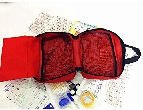 Portable Compact Medical Supplies First Aid Kit for Car, Home,Office, Outdoor Traveling, Camping Fir