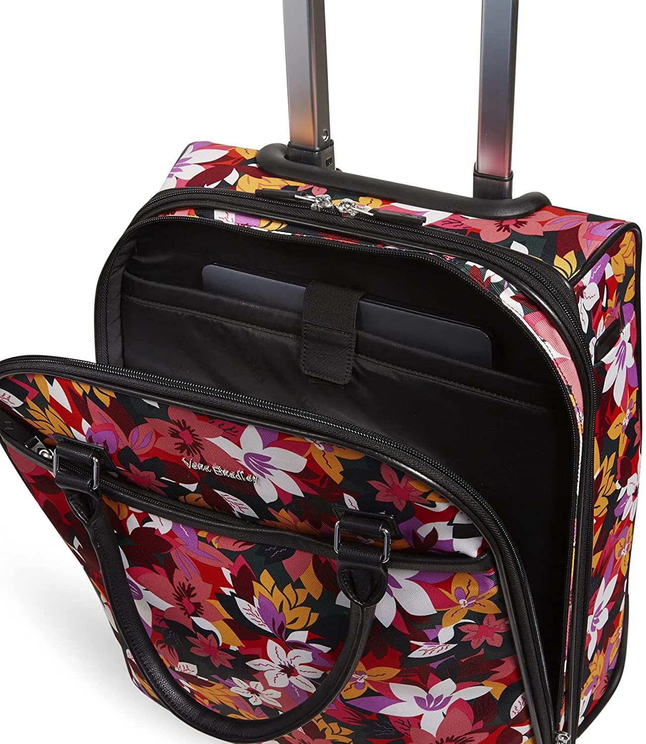 Vera Bradley Softside Rolling Work Bag, Rosa Floral
