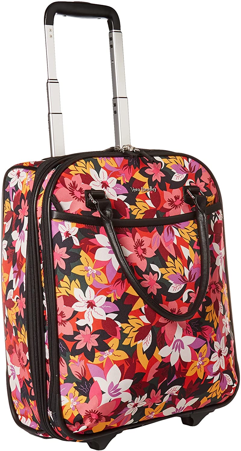 Vera Bradley Softside Rolling Work Bag, Rosa Floral