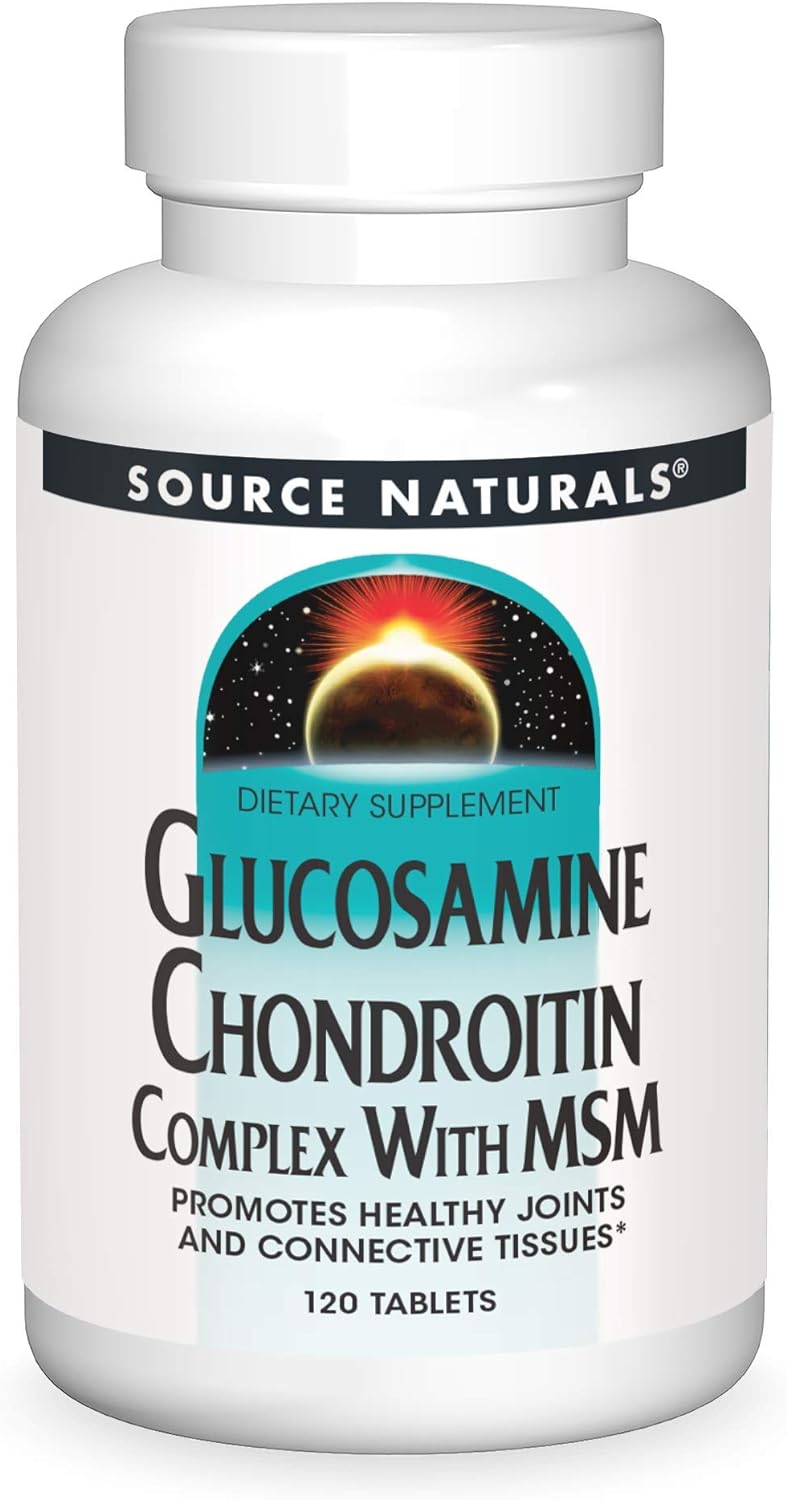 Source Naturals Glucosamine Chondroitin Complex With MSM - 120 Tablets