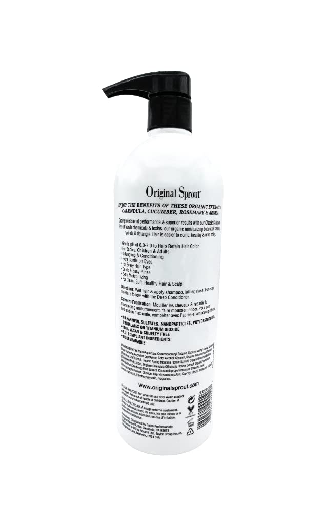Original Sprout Classic Shampoo, Hair Products for Baby’s, Toddler’s, Kids, & Adult Women & Men,