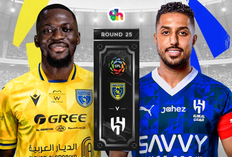 AlTaawoun vs AlHilal - Roshen League 2024/2025, round 25