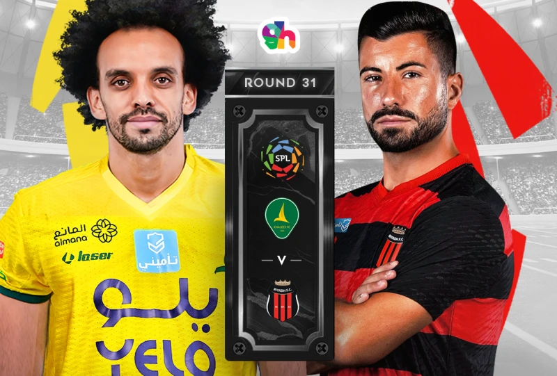 الخليج ضد الرياض دوري روشن 2024/2025 الجولة 31