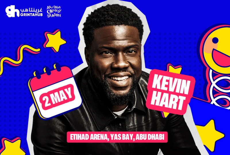 Kevin Hart comedy show at Etihad Arena in Abu Dhabi 2025