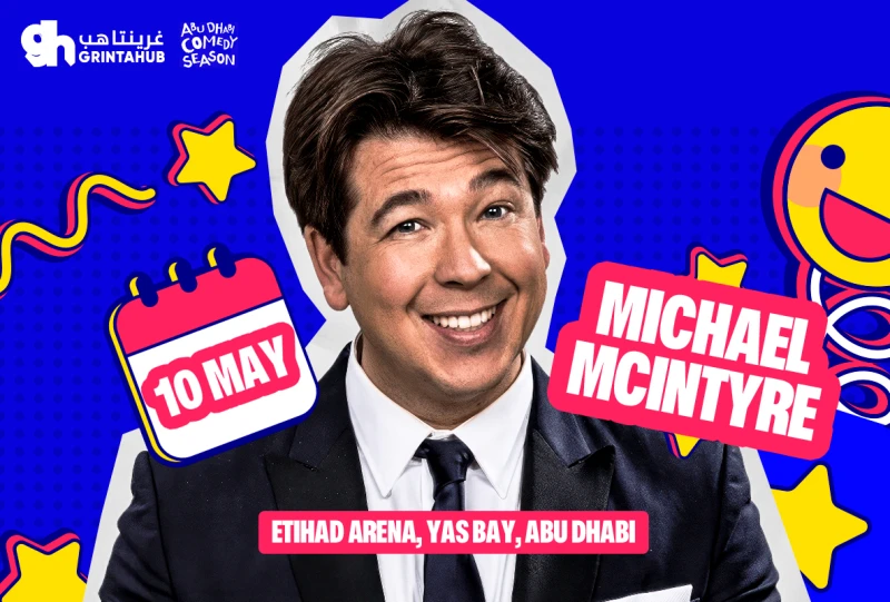 Michael McIntyre's comedy show at Etihad Arena Abu Dhabi 2025