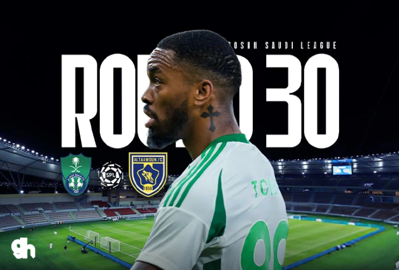 AlAhli vs AlTaawoun - Roshen League 2024/2025, round 30