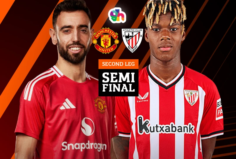 مانشستر يونايتد ضد اتلتيك بلباو - نصف نهائي الدوري الأوروبي - اياب