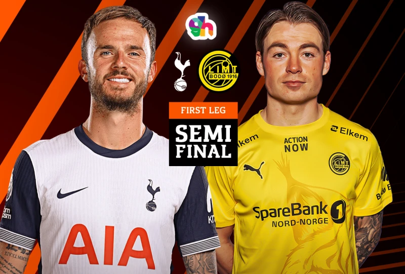 توتنهام هوتسبر ضد بودو جليمت - ذهاب نصف نهائي الدوري الاوروبي