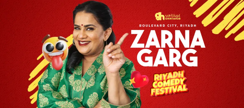 زارنا قارج في مهرجان الرياض للكوميديا