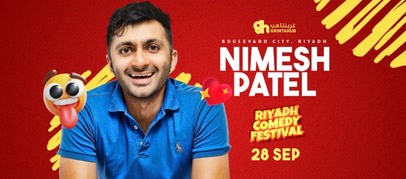 Nimesh Patel in Riyadh Comedy Festival