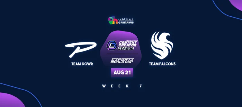 Content Creator League – Week 7 – Team POWR VS Team FALCONS