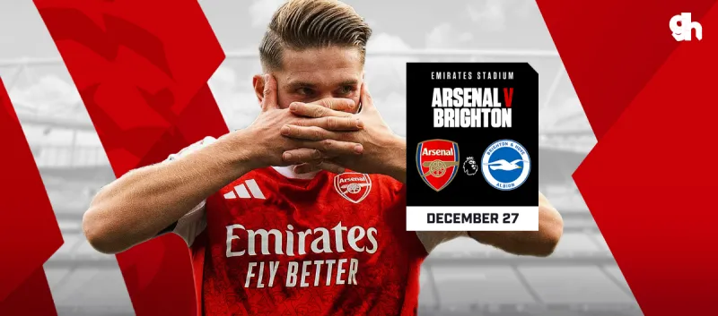 Arsenal vs Brighton Hove Albion -  Premier League 2026/25 Matchweek 18