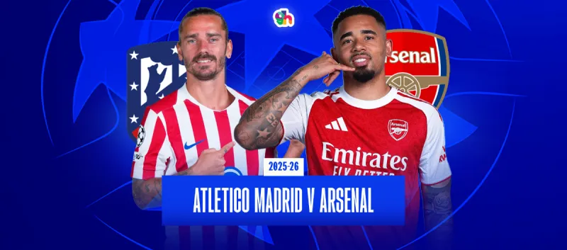 ارسنال ضد اتلتيكو مدريد - دور مجموعات دوري أبطال أوروبا 2026/2025