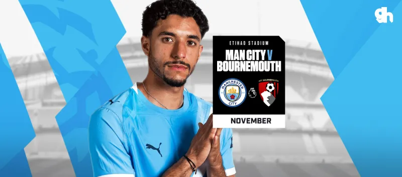 Manchester City vs Bournemouth - Premier League 2026/25 Matchweek 10