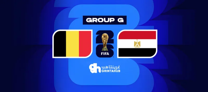 Belgium vs Egypt -  FIFA World Cup 2026 Group G