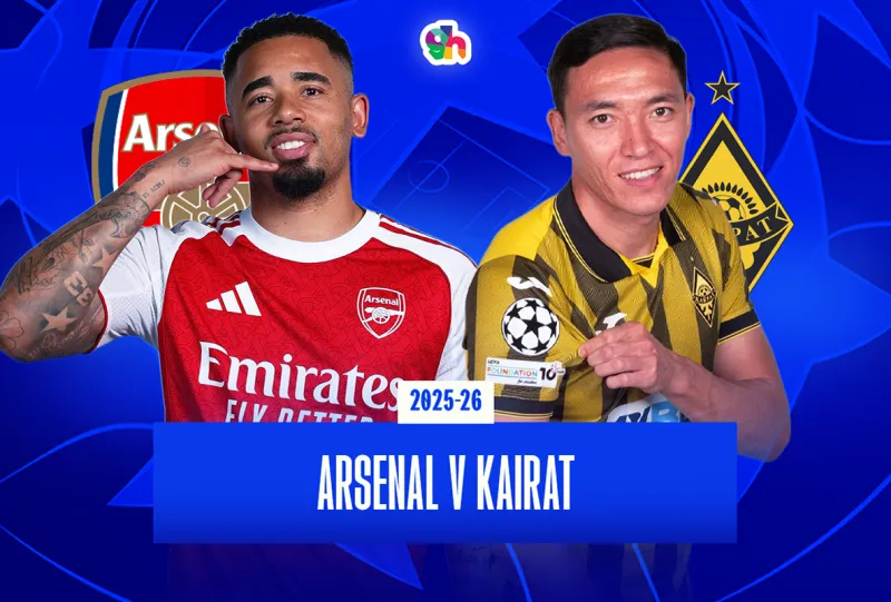 ارسنال ضد كايرات - دور مجموعات دوري أبطال أوروبا 2026/2025