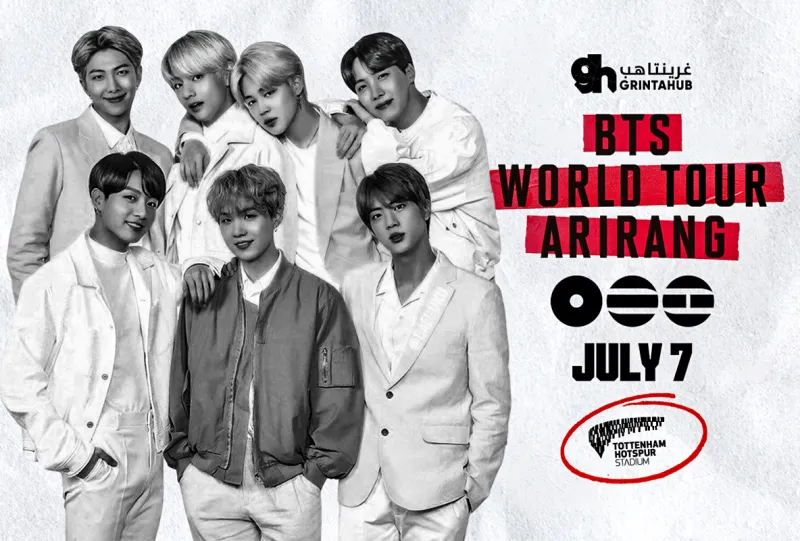 BTS  في لندن اليوم الثاني