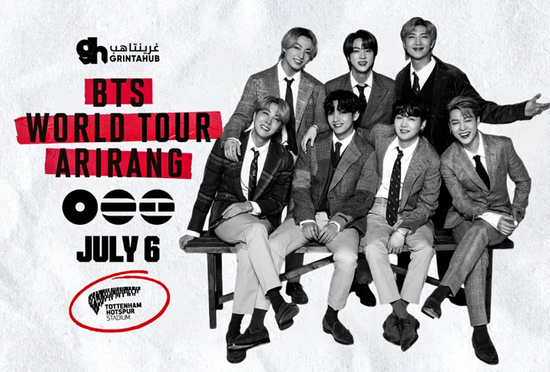 BTS  في لندن اليوم الاول