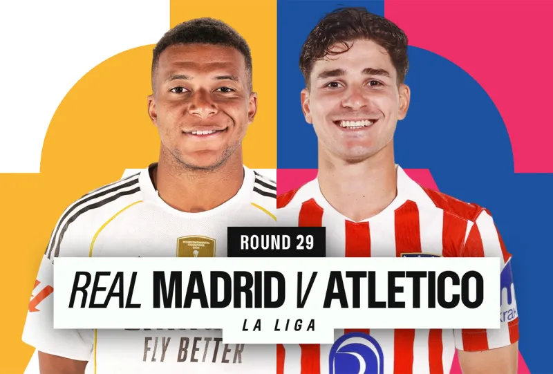 ريال مدريد ضد اتلتيكو مدريد - الدوري الاسباني 2025/26 الجولة 29