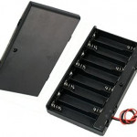8AA Batteries Storage Box Holder